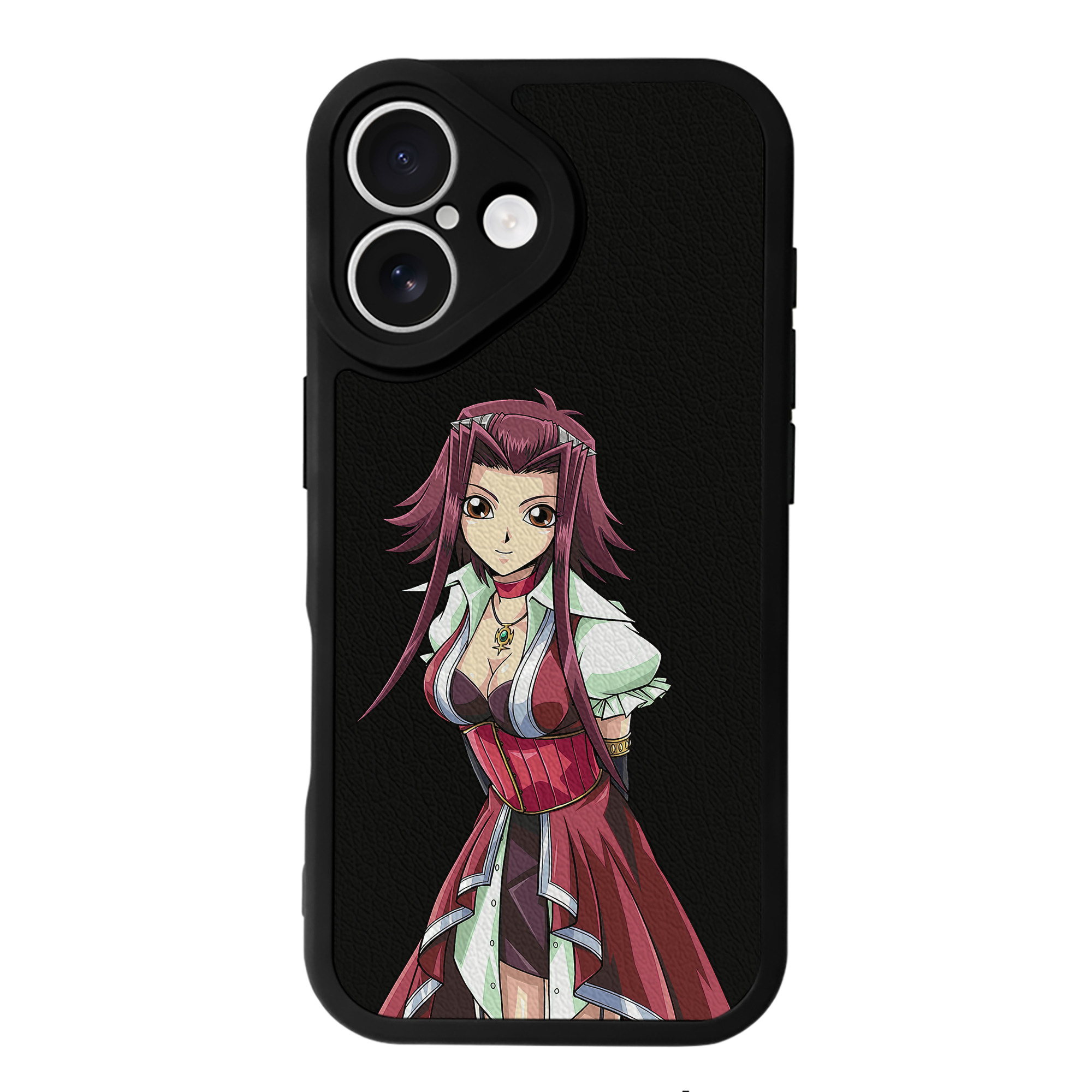 遊☆戯☆王 Yu-Gi-Oh! 【iPhone 16シリーズ対応】シリコンスマホケース（レザー調） 材質：シリコン